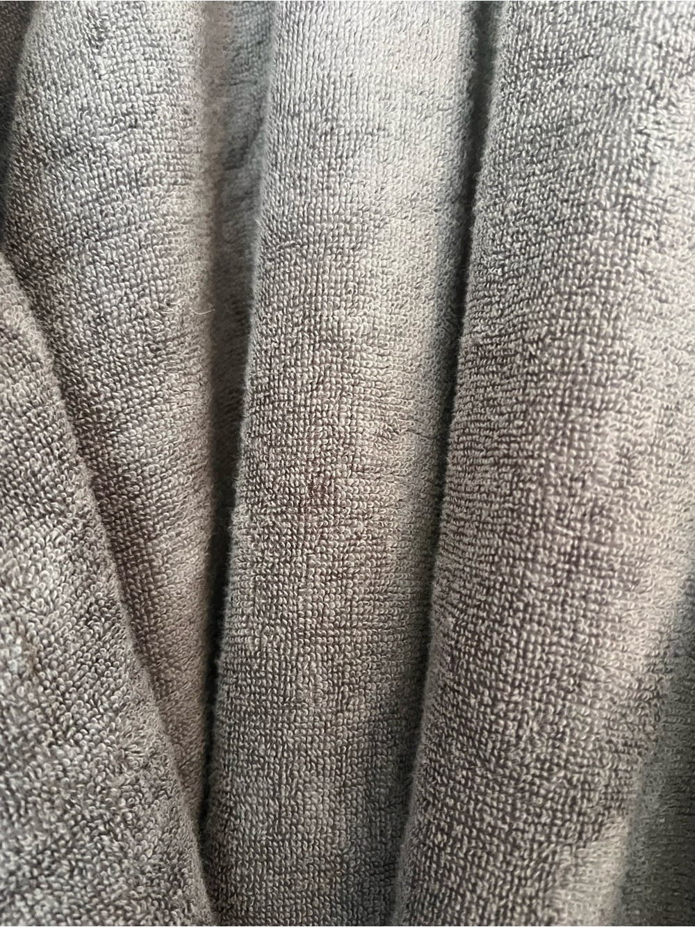 Pottery Barn Charcoal Waffle Robe with Plush Shawl Collar - Picture 4 of 7